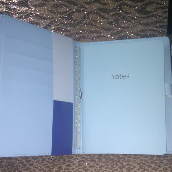Travelers Notebook 2pc set-Turquoise/Gold - Picture 2 of 2